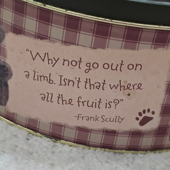 Boyds Bears Country Collectible Tin Round Storage Box - Picture 9 of 16